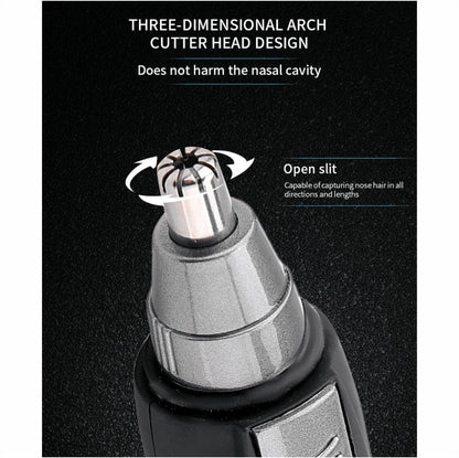 Cordless Rechargeable Ear & Nose Hair Trimmer for Men