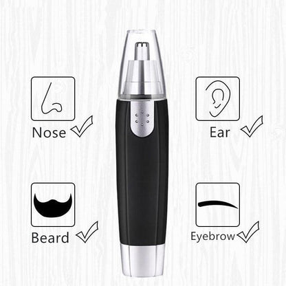 Cordless Rechargeable Ear & Nose Hair Trimmer for Men