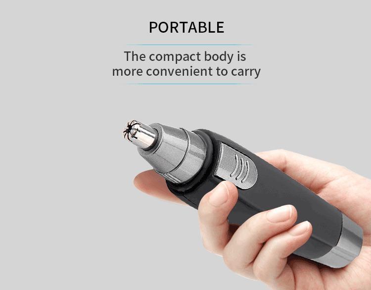Cordless Rechargeable Ear & Nose Hair Trimmer for Men