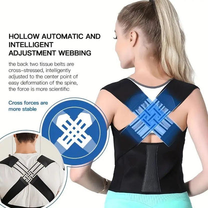 Adjustable Back Posture Corrector / Slouching Relieve Pain Belt for Women &amp; Men