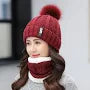 Unisex Woolen Cap Set